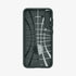 ACS05639 - Galaxy S23 Ultra Case Optik Armor in black showing the back with lens protector slot open